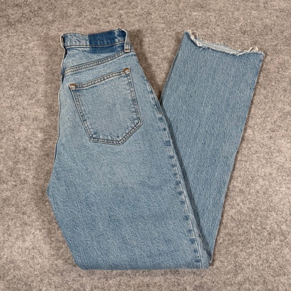 Abercrombie & Fitch Denim - Abercrombie & Fitch Curve Love 90s Straight Ultra High Rise Jeans Light 28 6L